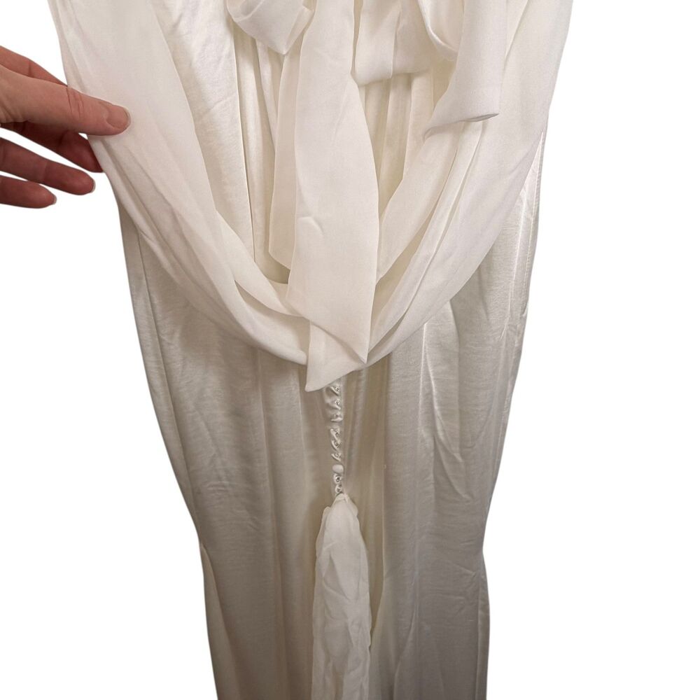 For Love & Lemons x Revolve Cora Bridal Gown White Size M NWT - Picture 9 of 13